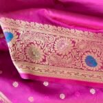 Chanchala - Pink (Fuchsia) Soft Silk Banarasi Saree