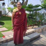 kala Khatta - Big Sitara Work Plain Maroon Saree