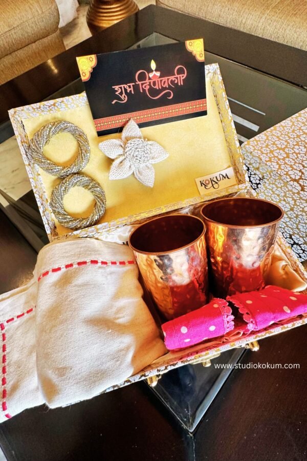 Svasti Celebration Gift Box with Table runners and napkin holders