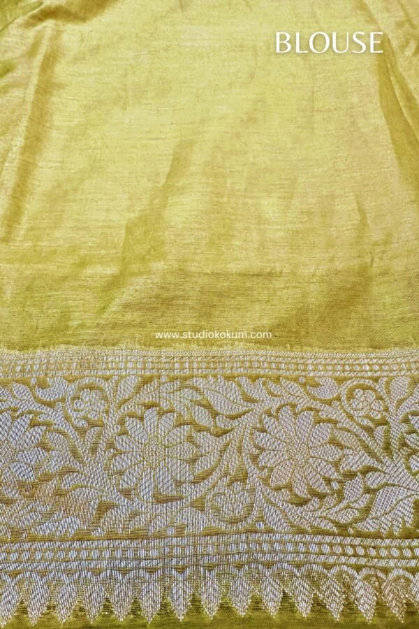 Green Banarasi Cotton Saree